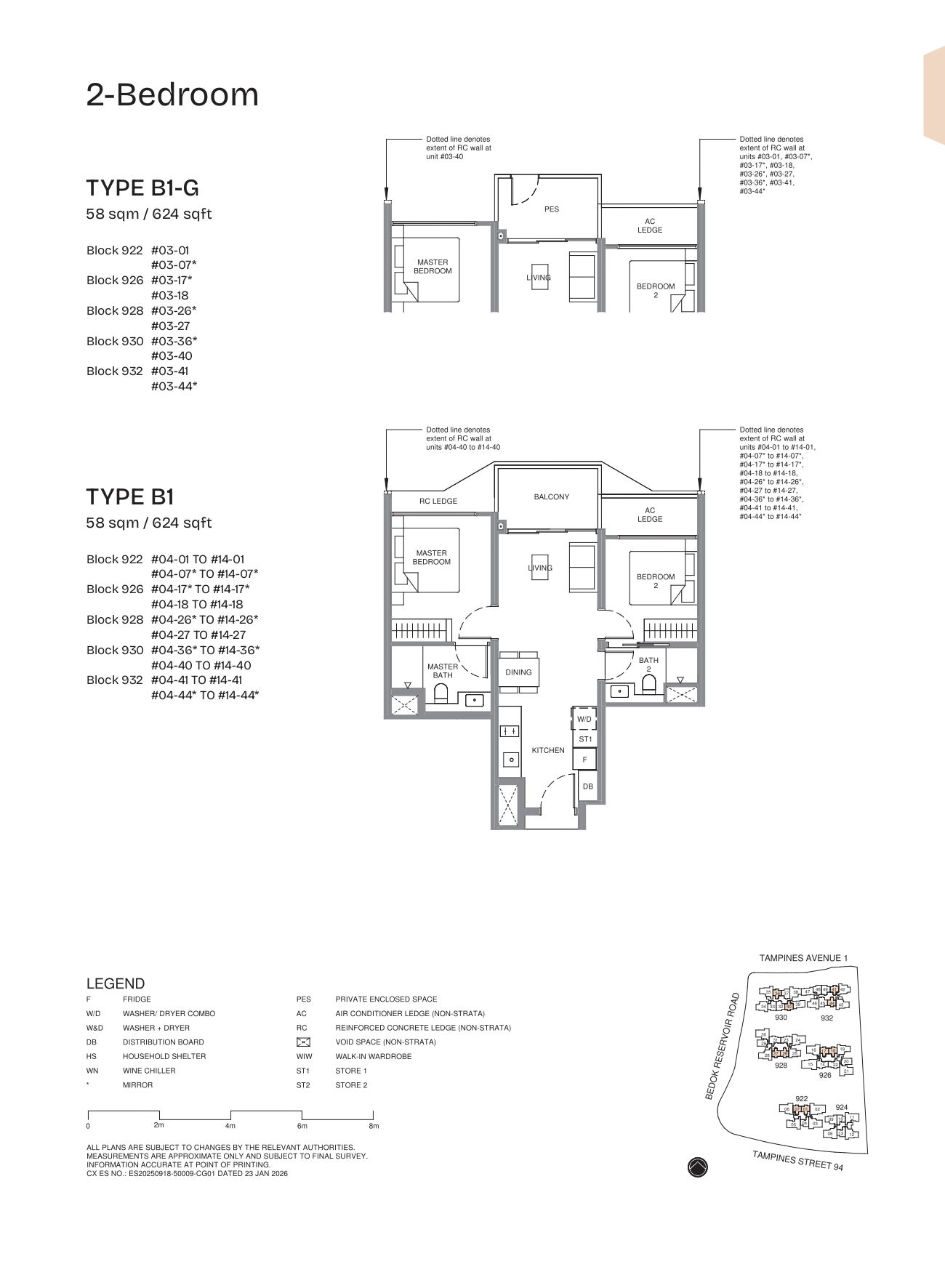 Pinery Residences 1 Bedroom Floor Plan 2